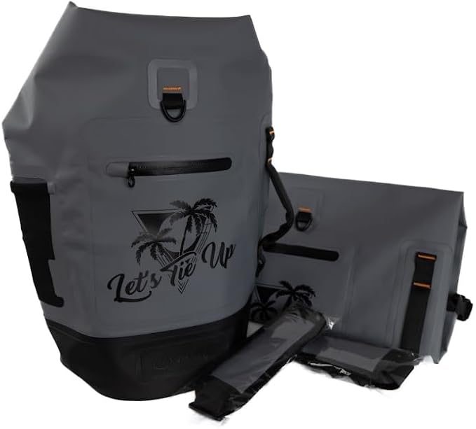 Let's Tie Up Portable Boat Trash Can | Reusable Trash Bag | Boating Storage | Fishing Sandbar Fishing RV Camping