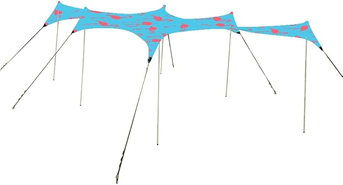 Neso Party Tent 8 Ft Height 11X22 Ft 23 Pounds Canopy Event Tent for On and Off The Beach (Flamingos)