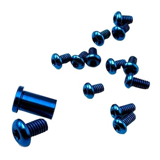 13PCS Full Set of Knife Handle Screws for 940 Oeborne Titanium Alloy Handle Patch Screws (Size : Blue)