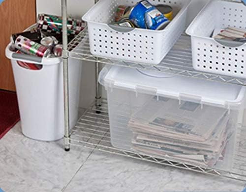 STERILITE 19148006 48QT Hinged Lid Store Box