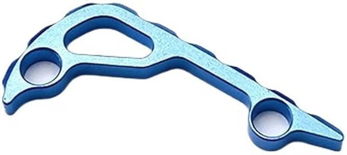 1PC CNC Anodized Aluminum Alloy Spine Back Spacer Replacement Fits for Bugout 535(Blue)