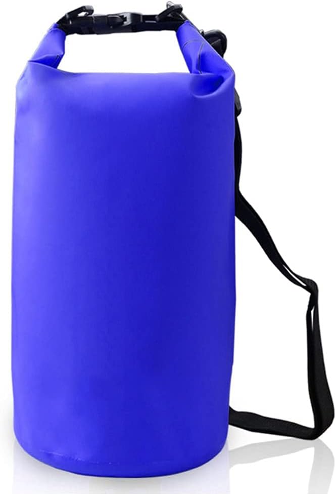 2L/5L/10L/15L/20L/30L Waterproof Dry Bag Roll Top Dry Compression Sack Keep Gear Dry Clean for Kayaking Beach Rafting Boating (Color : Dark Blue Size : 15L)