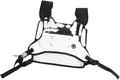 VALICLUD Outdoor Chest Rig Pack Unisex Multi-function Hiking and Running Bag for Mobile Phone Storage Reflective Strips White