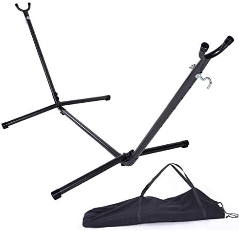 Thxbye Hammock Accessory Portable Hammock Stand Black Background &amp Silver Flower