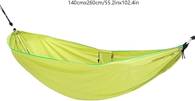 Portable Hammock Portable Outdoor Camping Hammock Swing Bed Comfortable for Travel Beach Backyard for Backpacking Beach (Color : Blue)