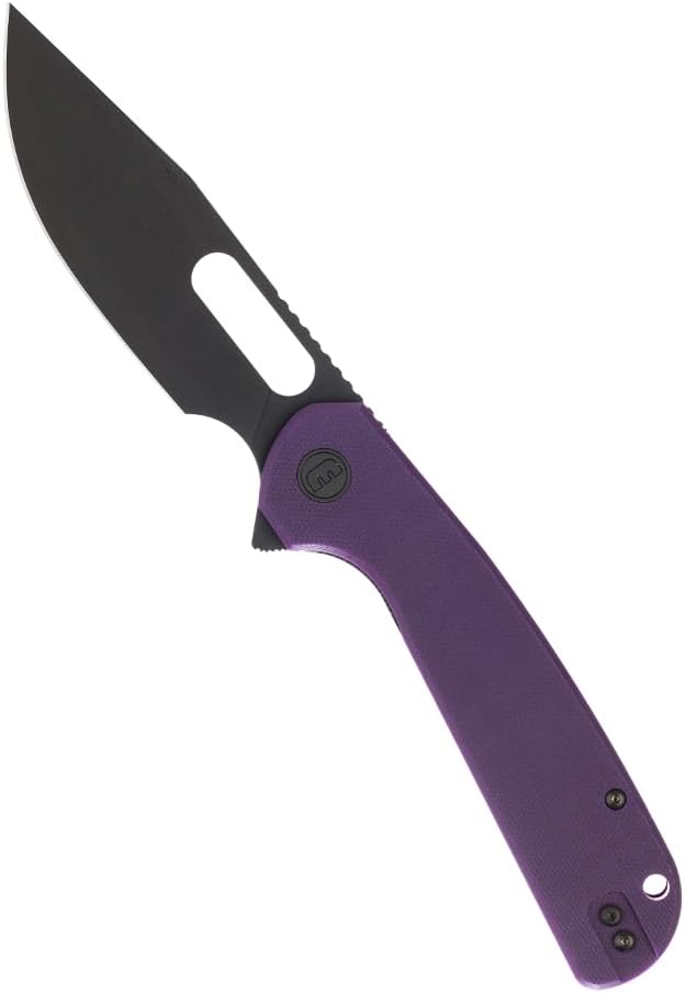 LIONGMAH Folding Pocket Knife for Everyday Carry Perfect Tool for Outdoor Activities 3.75 BladeG10 Handle Liner Lock additional flipper top flipper thumb hole (Right-handed version)