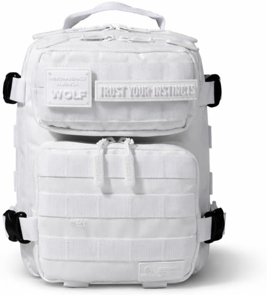 WOLFpak 9L Mini Tactical Backpack (Snow Leopard) | Compact Small Everyday Carry Bag for Gym School Travel | Durable Water-Resistant Daypack with Molle System and Patch Panel