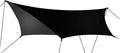210t Polyester Ultralight Outdoor Camping Black Silver Coating Square Hexagon Sun Shelter