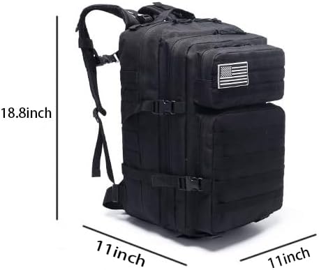 Men and Women 45L Outdoor Camouflage Backpack Capacity Hiking and Camping Bag Multi-functional Storage 3D Backpacks (CP 45L)