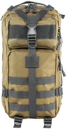 VISM by NcStar Small Backpack with Urban Trim Tan/Gray