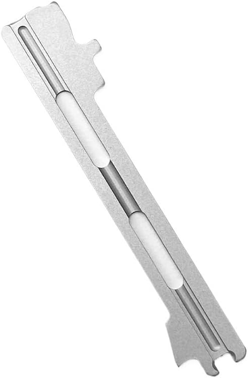 2PCS Stainless Slider Replacements Fit for Microtech UTX85 and Ultratech Series DIY Making Accessory(Small)