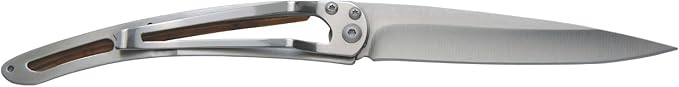 deejo - 37G Folding Pocket Knife with Belt Clip - Grizzly Design 3.7-Inch Stainless Steel Blade Brown Camo Handle - Lightweight Everyday Carry for Home Work and Outdoor Use