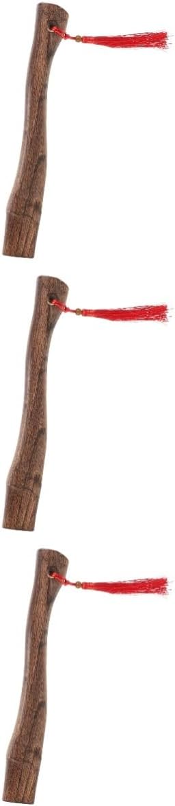 OSALADI 3pcs Wooden Axe Handle Replacement Part for Logging Cutting and Camping Tools