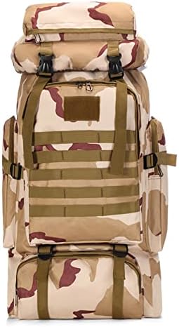 Tactical Backpack Military Molle Hiking 80L Camouflage hiking bag tactical plateau camouflage