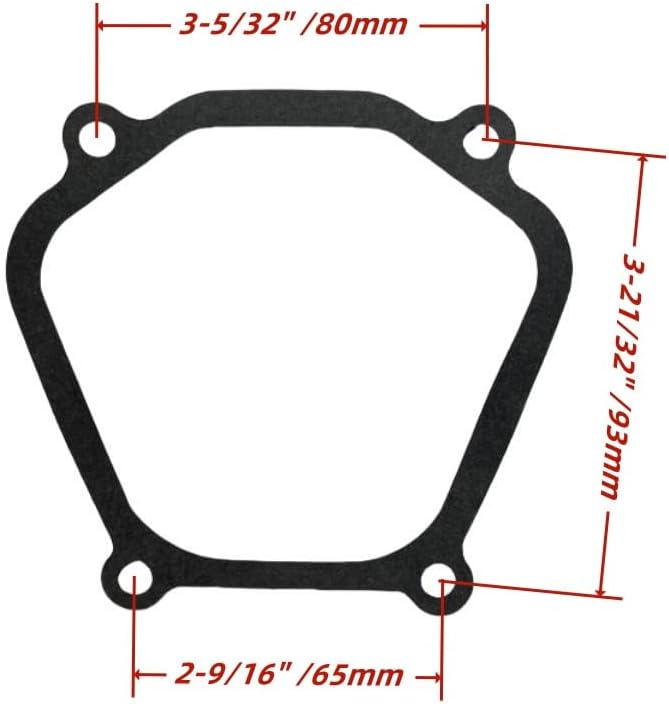 Cylinder Head Cover with Gasket Bolts and Breather Tube for Predator Inverter Generators 9500-Watt Surge / 7600-Watt Running (SKU# 71365 59188) for DuroMax XP9000iH XP9500iH Inverter Generator