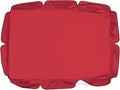 Garden Swing Canopy Replacement for 2 &amp 3 Seater Outdoor Patio Swing Water Resistant Hammock Cover with Sun Shelter for Seat Furniture (Red 249 * 185 * 18cm)
