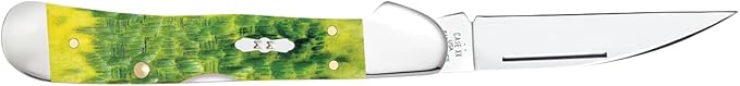 Case XX Pocket Knife COPPERLOCK - GREEN APPLE BONE PEACH SEED JIG Item #27864-61549WL SS - Length Closed: 4 1/4Inches