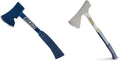 Estwing E6-25A Estwing 14 Blue Camper's Axe &amp E45A ES45A Fixed BladeHunting KnifeOutdoorCamping 26 Blue