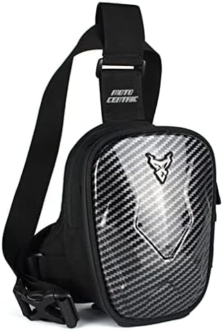 Hebetag Motorcycle Drop Leg Bag Oxford Waist Pack for Men Women Bum Hip Fanny Belt Purse Pocket Outdoor Travel Sports Hiking Bike Riding Cycling Thigh Pouch Black
