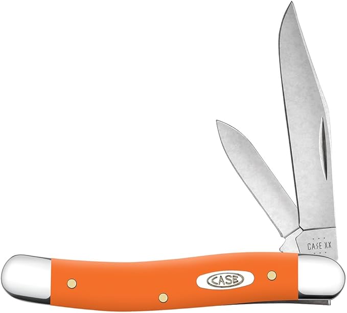 Case XX WR Pocket Knife ORANGE SYNTHETIC SMOOTH MEDIUM JACK ItemNumber 80517 - (42087 SS) Length Closed: 3 3/8 Inches