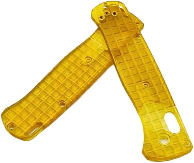 2-Piece Pair PEI Scales Fits for Bugout 535 CNC Ultem Handle Patch Blank DIY Replacement