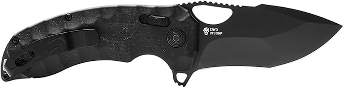 SOG Kiku Quick-Opening Sharp Ambidextrous Pocket Folding Knives with Linen Micarta Handle | CTS XHP Steel XR Lock