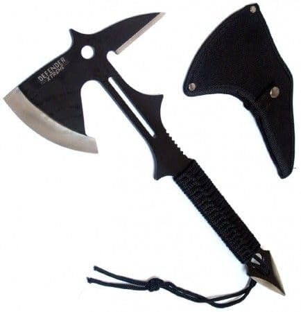 15 Full Tang Hunting Axe Stainless Steel Blade Nylon Handle with Sheath