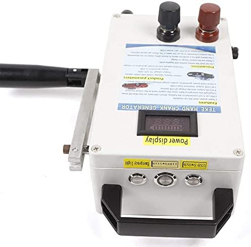 Household Hand Crank Generator150W 110V Emergency Manual Power Supply Emergency Charger USB Output Camping Outdoor