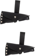 VICASKY 2pcs Hatchet Head Cover Leather Protective Sleeve Outdoor Set Axe Head Protective Cover Hatchet Casing
