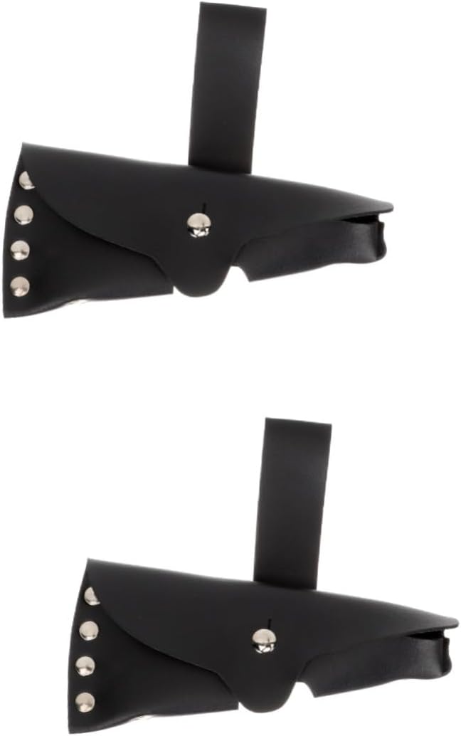 VICASKY 2pcs Hatchet Head Cover Leather Protective Sleeve Outdoor Set Axe Head Protective Cover Hatchet Casing