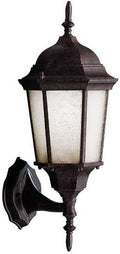 Kichler Madison 19.75 1 Light Outdoor Wall Light with Clear Beveled Glass in Tannery Bronze