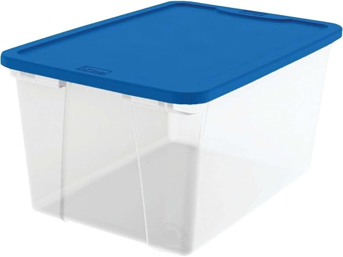 56Qt Clear Storage Tote