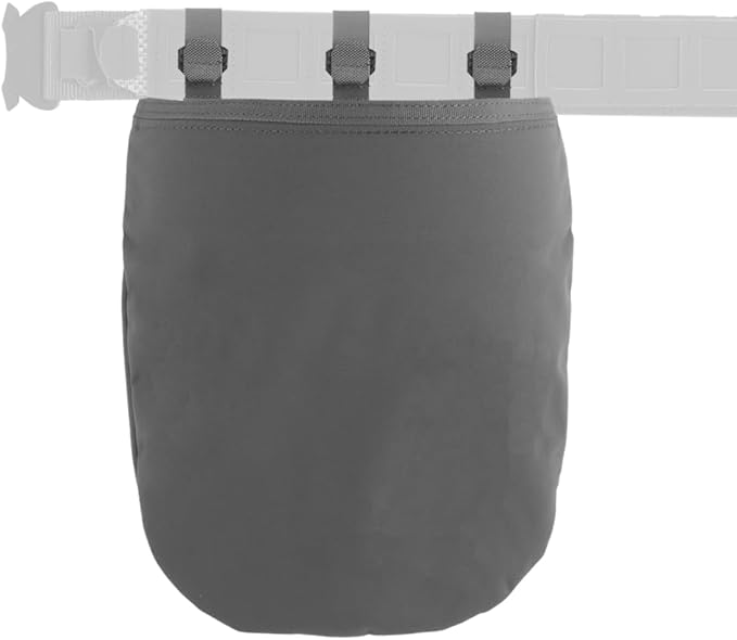 Tactical Belt Roll up Dump Pouch Foldable Tool Bag Pack for Airsoft Hiking Mag Pouch Accessory
