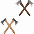 2 Pack Competition Throwing Axe 2 Pack 16.5 Throwing Axes with 1065 High Carbon Steel &amp Hickory Wood Handle Perfect for Axe Throwiing Game Competition and Recreation Gift for Men