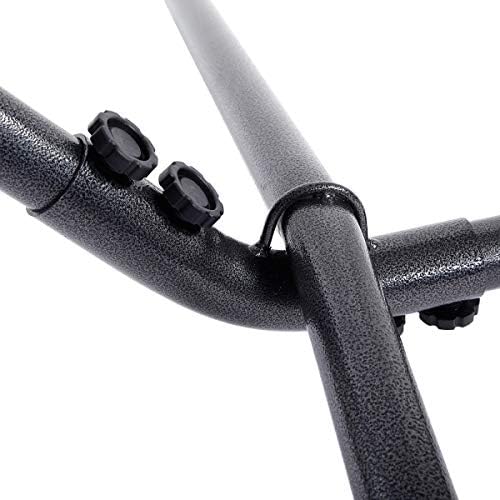 Thxbye Hammock Accessory Portable Hammock Stand Black Background &amp Silver Flower