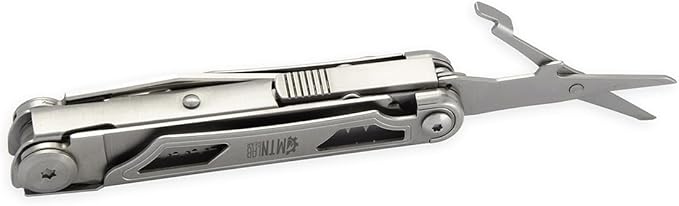 Treeline Multi-Tool – 8-in-1 Compact Outdoor Tool for Hiking Camping &amp Everyday Carry | Lightweight Durable Includes Knife Saw Can/Bottle Opener Scissors.