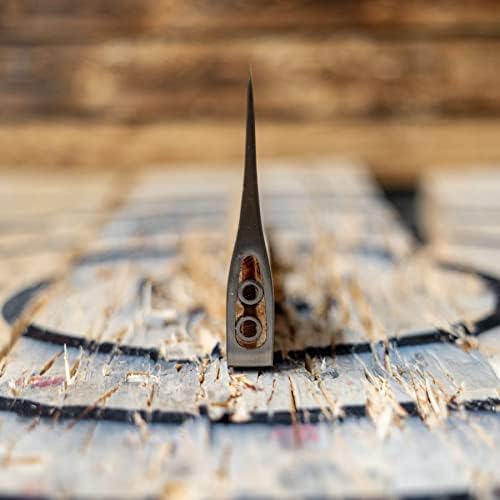 Queen of Hearts Throwing Axe: World Axe Throwing League Premium Competition Throwing Axe WATL Throwing Hatchet with Square Hickory Wooden Handle (Square Handle)