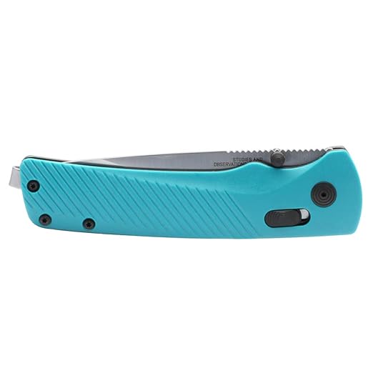 SOG Flash AT Daily Carry Ambidextrous Pocket Compact Folding Knife | Ergonomic Handle for Enhanced Grip | D2 Steel Blade Petrol Green/Satin