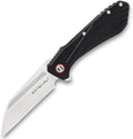 Honshu Sumorusodo Pocket Knife | 7CR17 Stainless Steel Wharncliffe Blade | Ball Bearing Opening | Black Iodized 6061 Aluminum Handle | Pocket Clip | 3 3/8 Blade Length