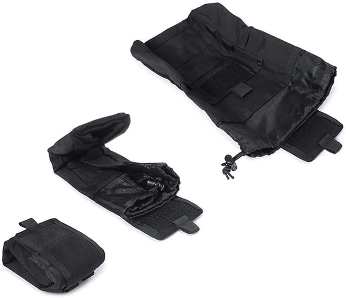 Outdoor Sports Airsoft Gear Molle Combat Hiking Bag Vest Accessory Camouflage Recycle Pack Tactical Foldable Dump Pouch