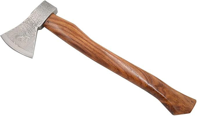 Medieval Warrior Custom Handforged Handmade Tomahawk Viking Tomahawk Axe-Camping Axe-Hunting Axe. (Eagle)