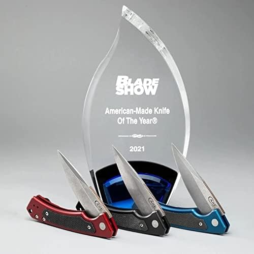 Case XX WR Pocket Knife Marilla EDC S35VN Drop Point Blade Red Anodized Aluminum Handle W/Clip #25881 (MARILLA) 4 3/4 Inches Closed