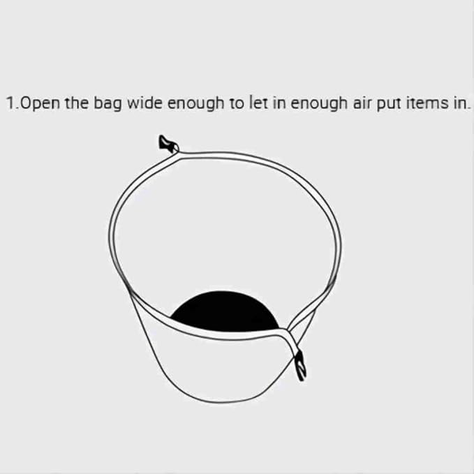 Outdoor PVC Waterproof Bag for Diving Drifting Single or Double Shoulder with Floating Waterproof Bag Swimming Waterproof Bucket Bag (Black2)