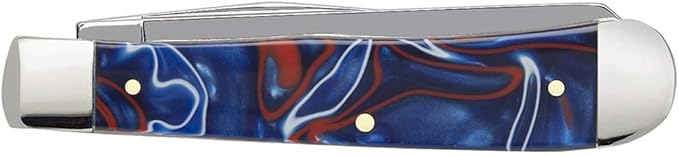 Case WR XX Pocket Knife Patriot Kirinite Trapper Item #11200 - (10254 SS) - Length Closed: 4 1/8 Inches