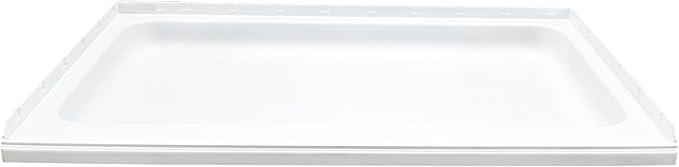 RecPro RV 40 x 24 White Shower Pan | Camper Shower Pan (Center Drain)