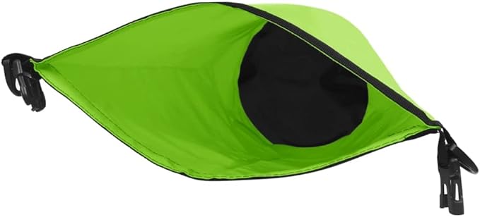 Dry Bag Green 10 L PVC Keeps Your valuables Lightweight and Durable Suitable for Outdoor Trips with Comfortable and Adjustable Shoulder Straps Easy to Carry Foldable for