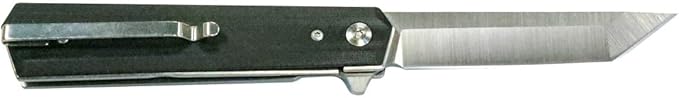 Japanese Tanto Blade G10 Handle Pocket Knife-black