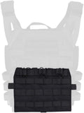 ACEXIER Military Tactical Chest Bag Backpack Adjustable Men Multi-Functional Molle Tool Pouch Shoulder Bag (Black)