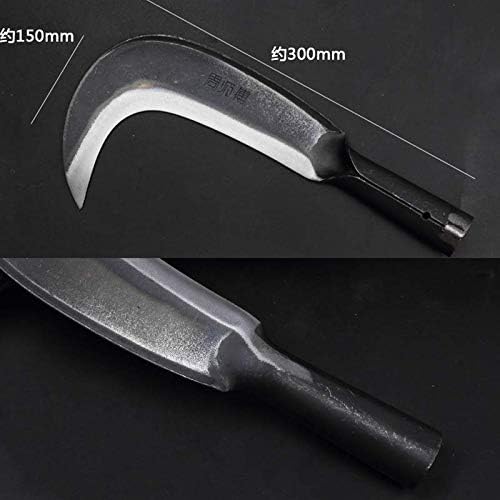 Sword Achang Husa Carbon Stee Hatchet Open Knife Pruning Knife Outdoor Scimitar Farm Sickle Mowing Hook Knife Camping Knife
