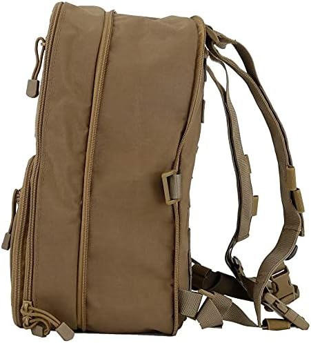 Flat Tactical MOLLE Backpack Military Multifunctional Airsoft Tool Bag Camping Bag Travel Hunting Hiking Backpack